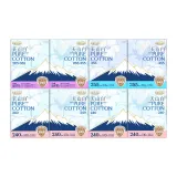 4 упаковки для ежедневного использования + 2 упаковки для комбинированного использования + 2 упаковки для длительных ночей