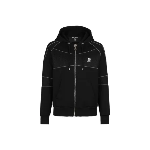 BALMAIN Мужские черные куртки