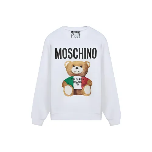 MOSCHINO Белый Мужской Свитшот