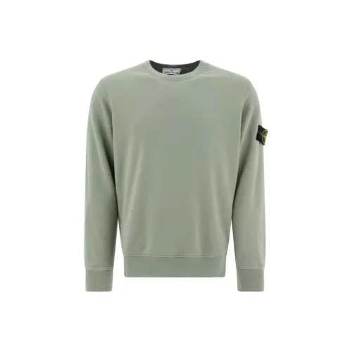 STONE ISLAND Свитшот Мужской Зеленый