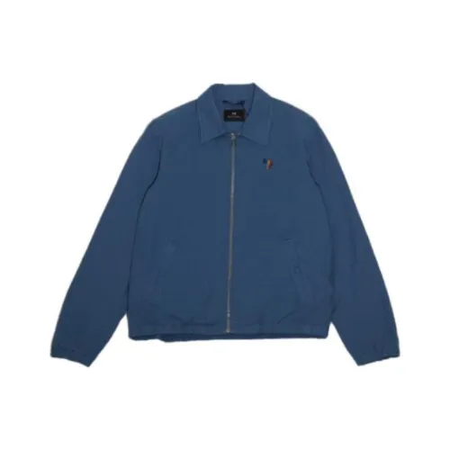 PS By Paul Smith Blue Men's Jackets PS By Paul Smith Синие Мужские Куртки