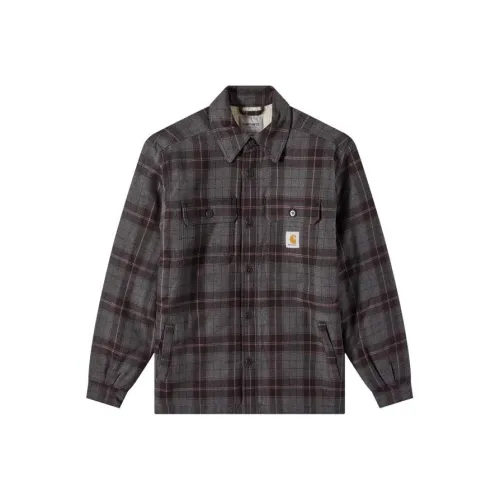 Carhartt WIP Рубашка Куртка Мужская Коричневая