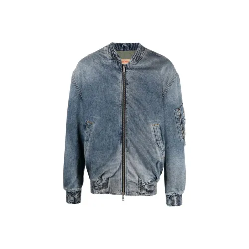 DIESEL Blue Men's Jackets DIESEL Синий Мужские Куртки