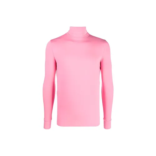 RAF SIMONS Розовые Мужские T-рубашки