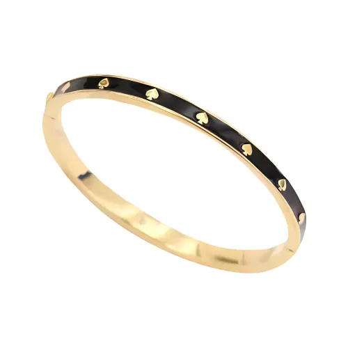 Kate Spade Металл с покрытием Эмаль Браслеты Женские Черный Золото