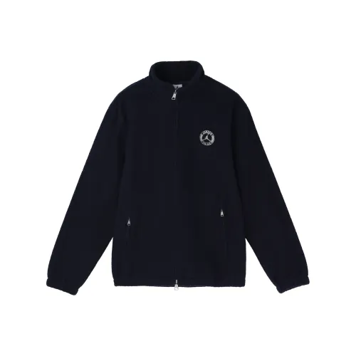 JORDAN X UNION Темно-синие унисекс куртки