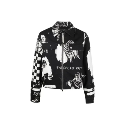 AMIRI Мужские черные куртки