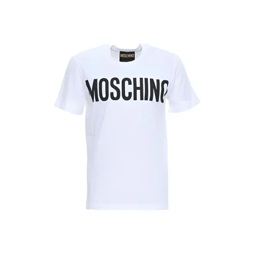 MOSCHINO Белая Мужская T-Рубашка