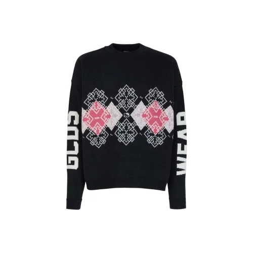 GCDS Черный Унисекс Трикотаж