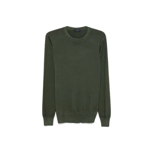 Fay Оливково-зеленый Мужской Трикотаж