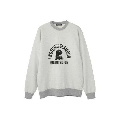 HYSTERIC GLAMOUR FW24 Толстовка Мужской Серый