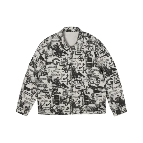 AFGK FW22 Куртка Унисекс Черный Белый