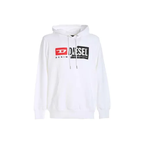 DIESEL Белый Мужской Свитшот