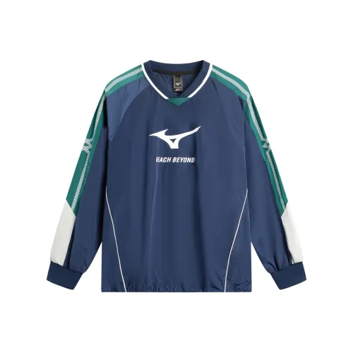 Mizuno Толстовка Унисекс Ветер Inspired Синий