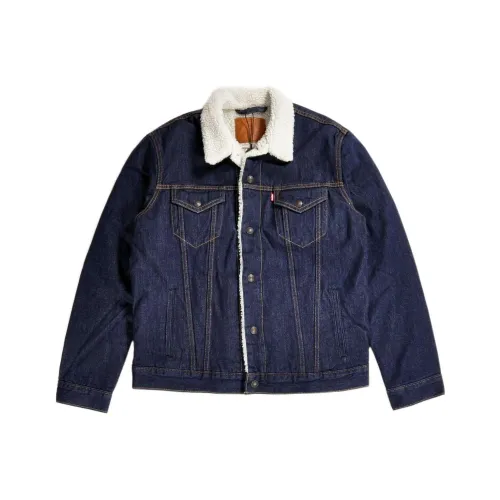 Levis Темно-синие мужские куртки