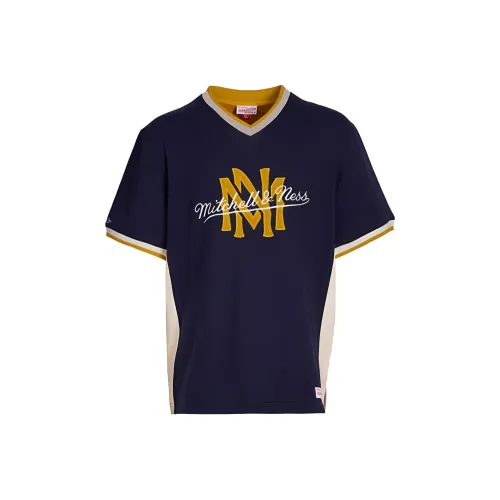 MITCHELL NESS T-Shirt Унисекс Темно-синий