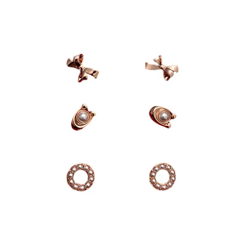 COACH Серьги-гвоздики Женские Розовое золото