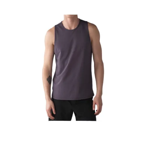 lululemon Топ без рукавов Мужской Серый Фиолетовый