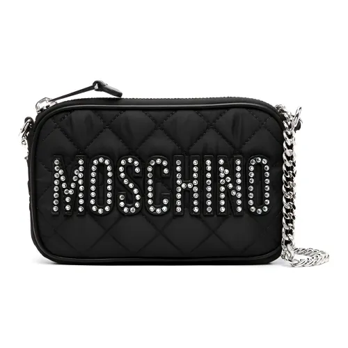 MOSCHINO Нейлоновая сумка через плечо женская черная