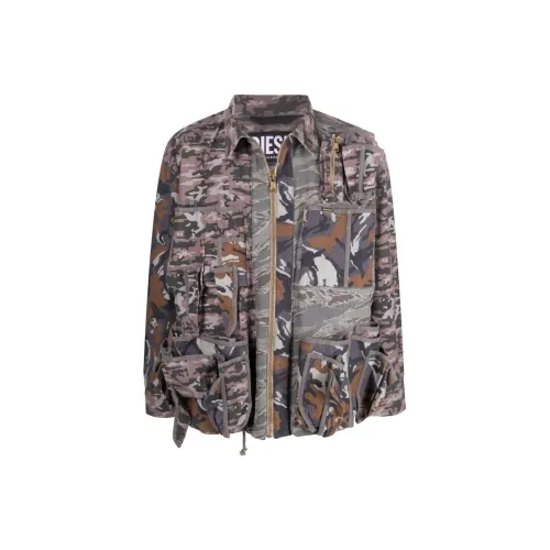 DIESEL Зеленый Мужской Куртки