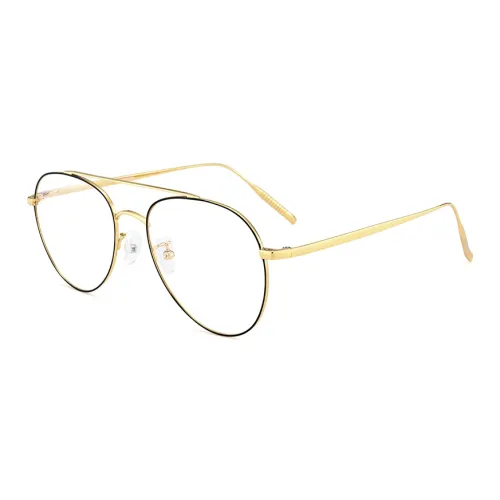 MUZU Чистый титан Aviator Оправы для очков Унисекс Многоцветные