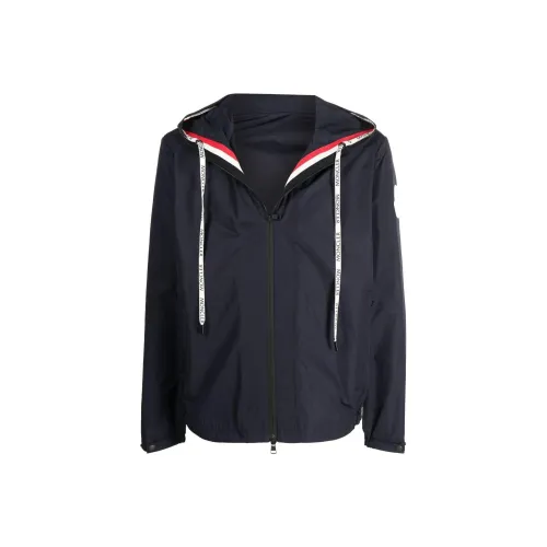 Moncler SS22 Куртки и Пальто Мужской Темно-синий Синий