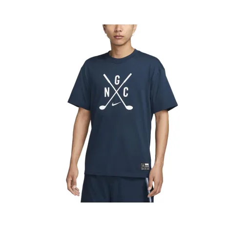 Nike Морской Синий Мужская Футболка