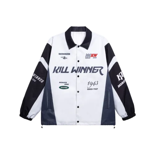 KILLWINNER Белая унисекс куртка