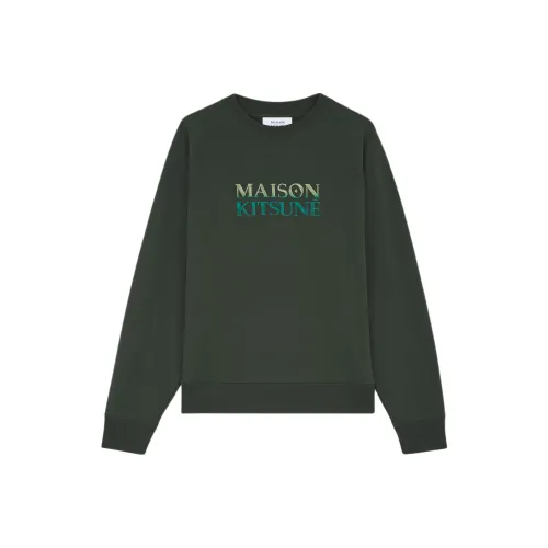 Maison Kitsune FW24 Толстовка Мужской Зеленый