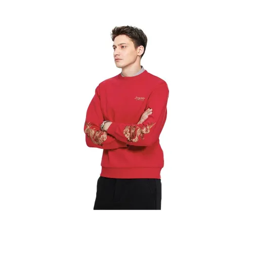 Dance with Wolves Толстовка Мужская Красная