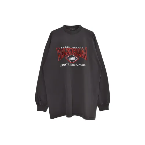 Balenciaga SS23 Свитшот Свободный крой Мужской Коричневый