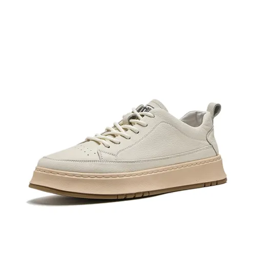 SENJIALUO Влагоотводящий визуально увеличивающий рост устойчивый к истиранию низ низкий топ кроссовки для скейтбординга мужской экрю