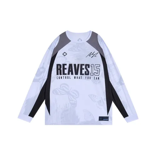 RIGORER x AOSITING·LIFUSI Круглый вырез Цветовой блок Свободный крой Мягкий Удобный T-рубашка Унисекс