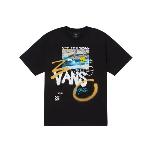 VANS Мужские черные футболки