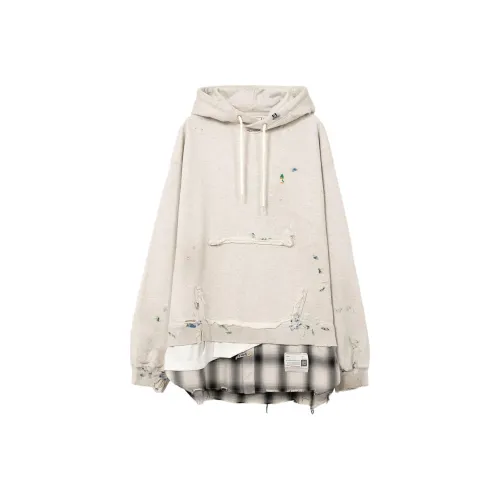 Maison Mihara Yasuhiro Белый Мужской Свитшот