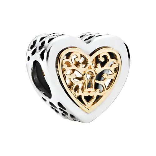 Pandora Стерлинговое серебро 925 пробы с 14K Золотой Ювелирные аксессуары Унисекс