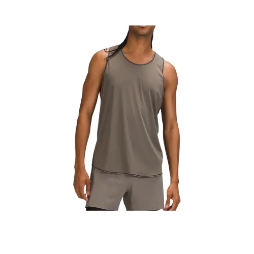 lululemon Топ без рукавов Мужской Хаки Коричневый