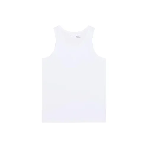 COMME DES GARCONS SHIRT Белый Мужской Топы без рукавов