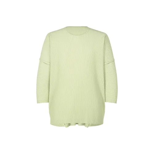 Homme Plissé Issey Miyake Зеленая Мужская Рубашка T