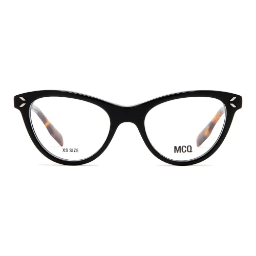 Alexander McQueen Металл Нерегулярная форма OPTICAL Очки Унисекс Черный