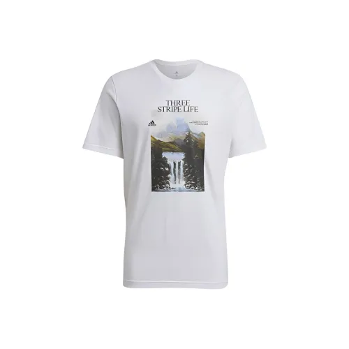Adidas Белая Мужская Футболка