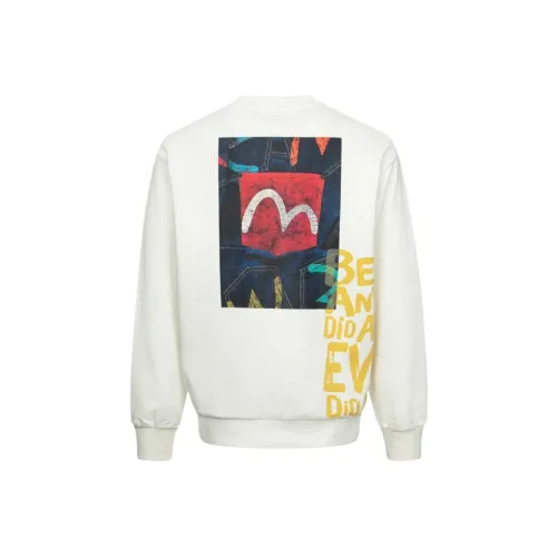 EVISU Белый Мужской Свитшот