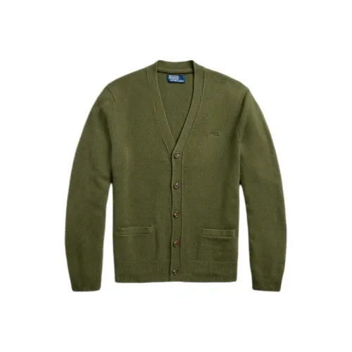 Polo Ralph Lauren FW24 Трикотаж Мужской Оливково-зеленый