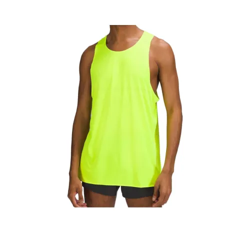 lululemon Fast and Free Майка Мужская Ярко-Желтая