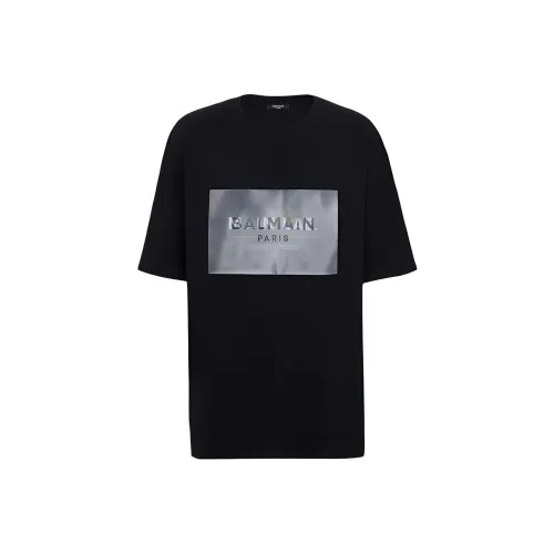 BALMAIN Мужские черные T-рубашки