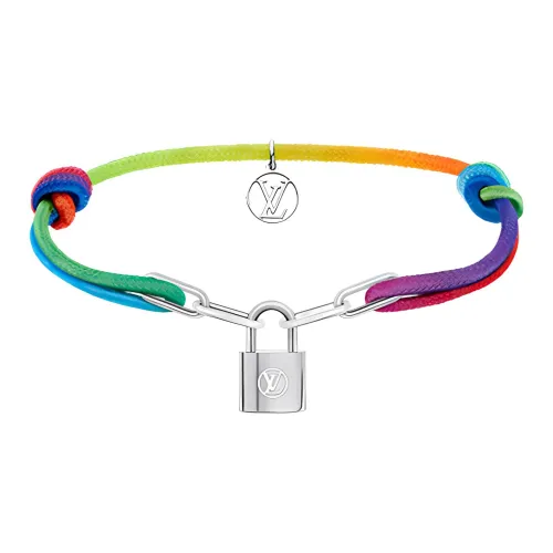 LOUIS VUITTON SILVER LOCKIT Титановый сплав Браслет Унисекс Многоцветный