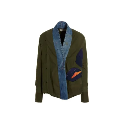 GREG LAUREN Зеленый Мужской Куртки