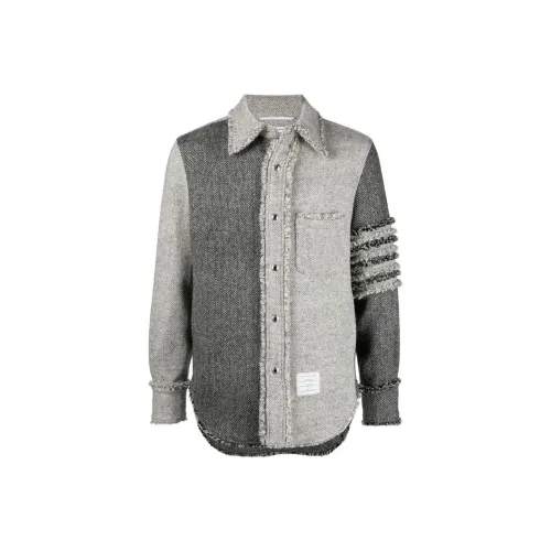 THOM BROWNE Серый Мужской Куртки