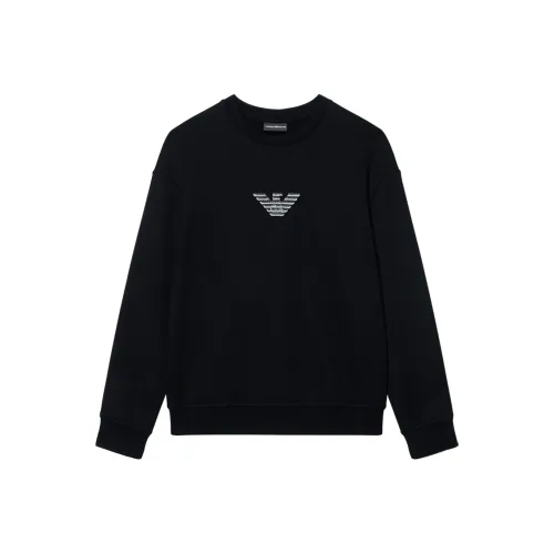 EMPORIO ARMANI FW23 Толстовка Мужской Черный