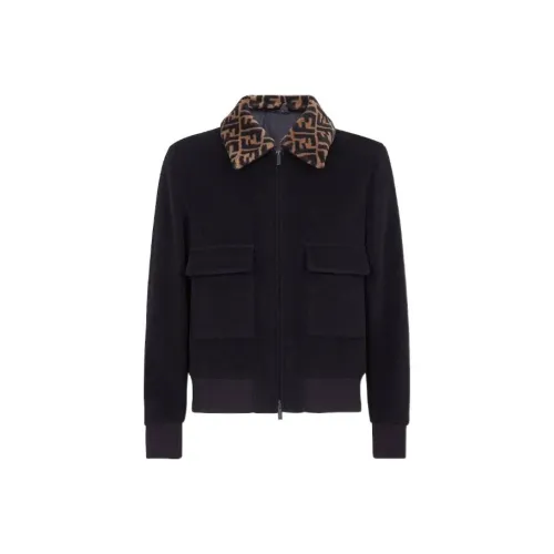 FENDI SS23 Куртки и Пальто Мужской Черный